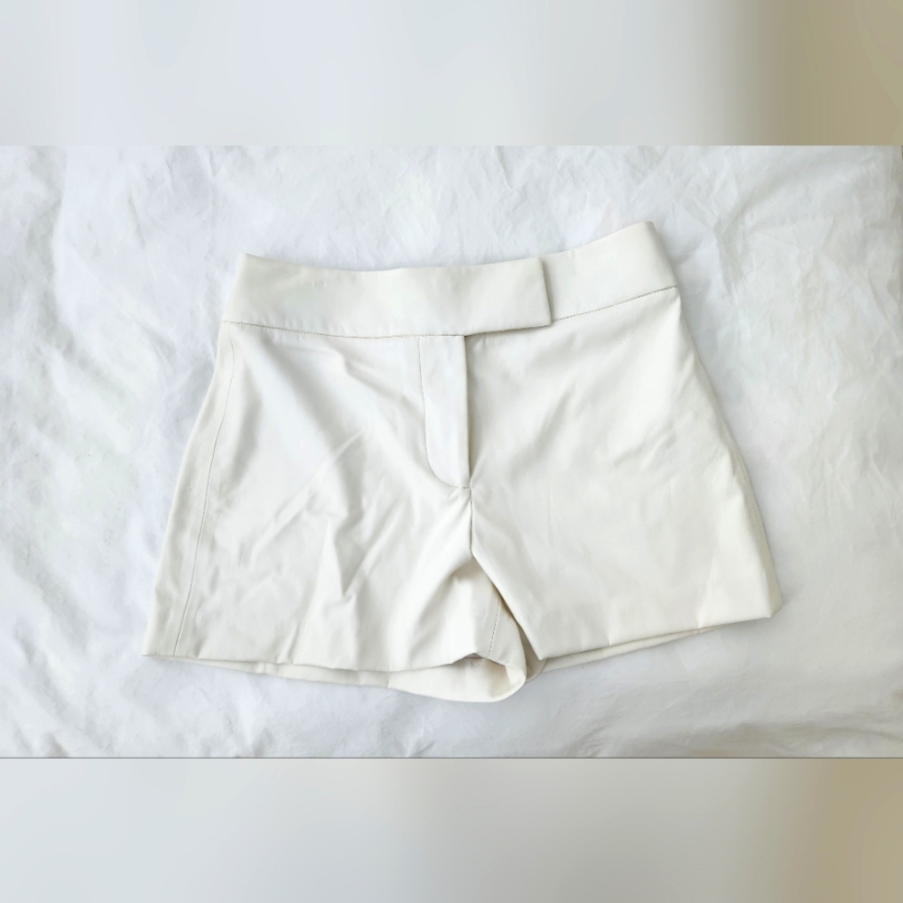 Alice + Olivia Faux Leather Shorts